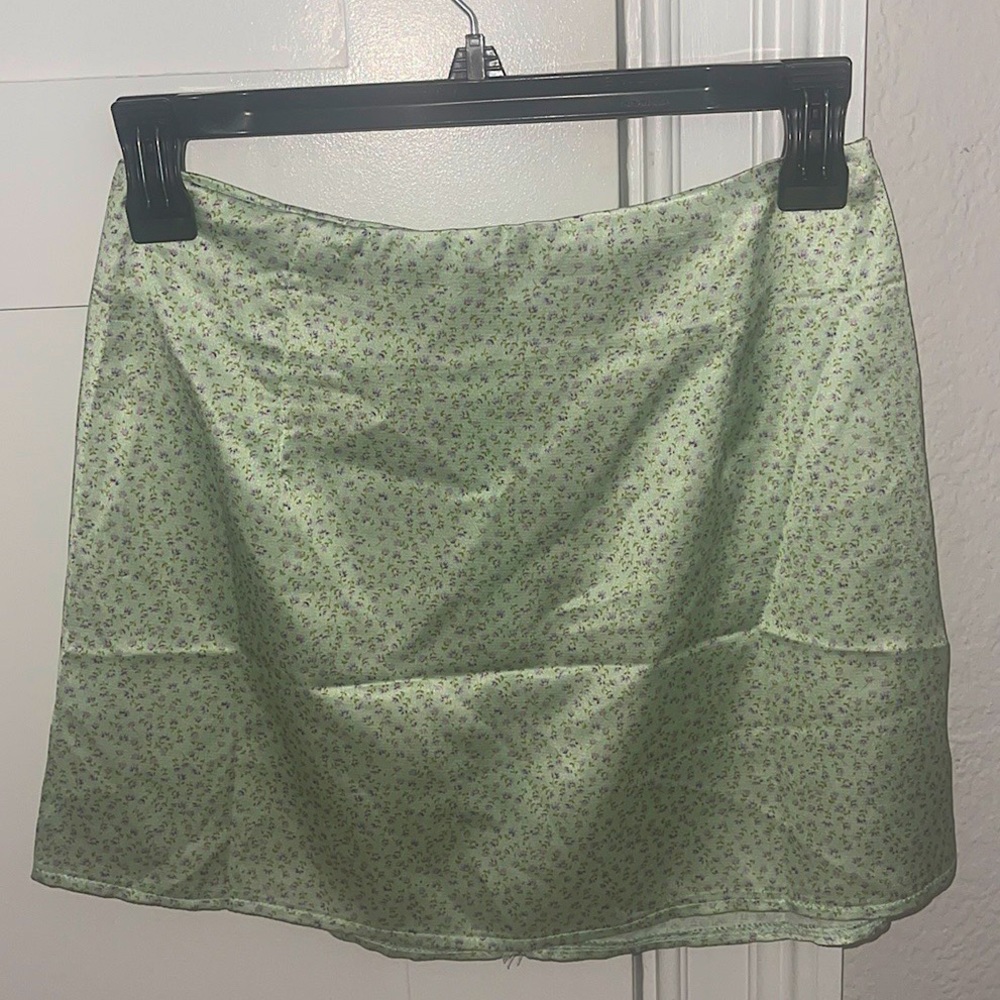 Princess Polly Floral Satin Mini Skirt